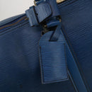 LOUIS VUITTON Epi Keepall 45 Boston Bag Blue M42975 LV Auth 187531-19