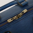 LOUIS VUITTON Epi Keepall 45 Boston Bag Blue M42975 LV Auth 187531-10