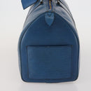 LOUIS VUITTON Epi Keepall 45 Boston Bag Blue M42975 LV Auth 187531-3