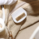 GUCCI Shoulder Bag Canvas Flora Beige Gold 007 14 0071 Auth 187532-17