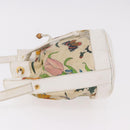 GUCCI Shoulder Bag Canvas Flora Beige Gold 007 14 0071 Auth 187532-4