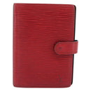 LOUIS VUITTON Epi Agenda PM Day Planner Cover Red R20057 LV Auth 187533-13