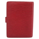 LOUIS VUITTON Epi Agenda PM Day Planner Cover Red R20057 LV Auth 187533-2