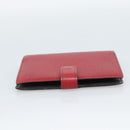 LOUIS VUITTON Epi Agenda PM Day Planner Cover Red R20057 LV Auth 187533-3