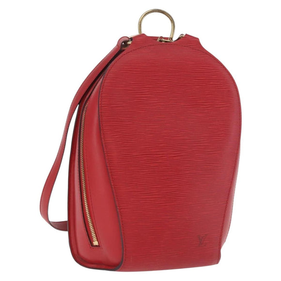 LOUIS VUITTON Epi Mabillon Backpack Castilian Red M52237 LV Auth 187537