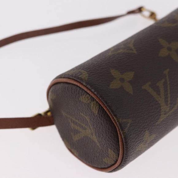 LOUIS VUITTON Monogram Papillon Pouch Pouch LV Auth 187538