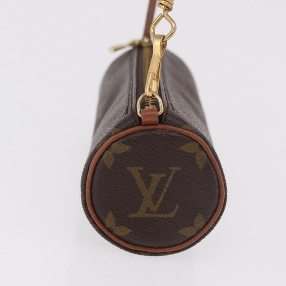 LOUIS VUITTON Monogram Papillon Pouch Pouch LV Auth 187538