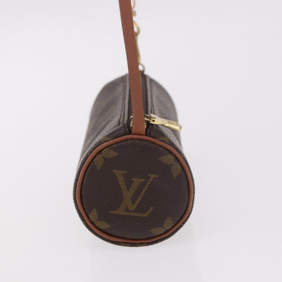 LOUIS VUITTON Monogram Papillon Pouch Pouch LV Auth 187538