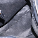 Miu Miu Hand Bag Leather Black Gold Auth 187540-18