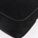 FENDI Shoulder Bag Harako leather Black Silver Auth 187543V-11