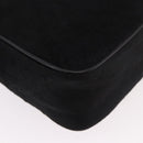 FENDI Shoulder Bag Harako leather Black Silver Auth 187543V-12