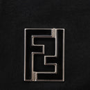 FENDI Shoulder Bag Harako leather Black Silver Auth 187543V-14