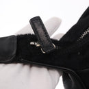 FENDI Shoulder Bag Harako leather Black Silver Auth 187543V-16