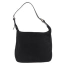 FENDI Shoulder Bag Harako leather Black Silver Auth 187543V-3