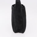 FENDI Shoulder Bag Harako leather Black Silver Auth 187543V-5