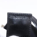 FENDI Mamma Baguette GM Shoulder Bag Cotton jersey Black Silver Auth 187545-12