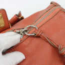 Chloe Paddington Hand Bag Leather Pink Gold Silver Auth 187547V-9