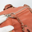 Chloe Paddington Hand Bag Leather Pink Gold Silver Auth 187547V-20