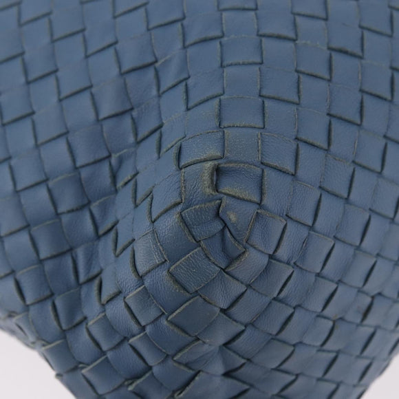 BOTTEGA VENETA INTRECCIATO Hand Bag Leather Light Blue Auth 187549V