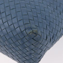 BOTTEGA VENETA INTRECCIATO Hand Bag Leather Light Blue Auth 187549V-16