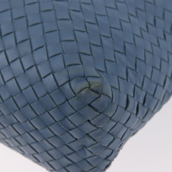 BOTTEGA VENETA INTRECCIATO Hand Bag Leather Light Blue Auth 187549V