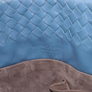 BOTTEGA VENETA INTRECCIATO Hand Bag Leather Light Blue Auth 187549V-17