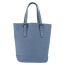 BOTTEGA VENETA INTRECCIATO Hand Bag Leather Light Blue Auth 187549V-13