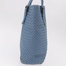 BOTTEGA VENETA INTRECCIATO Hand Bag Leather Light Blue Auth 187549V-4