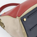 Salvatore Ferragamo Shoulder Bag Leather Beige Gold Auth 187550A-16