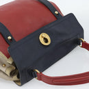 Salvatore Ferragamo Shoulder Bag Leather Beige Gold Auth 187550A-6