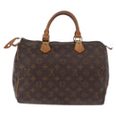 LOUIS VUITTON Monogram Speedy 30 Hand Bag M41526 LV Auth 187555-2