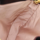 Miu Miu Madras Hand Bag Leather 2way Black Gold Auth 187556A-22