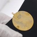GUCCI Hand Bag Leather Navy Gold Auth 187557A-10