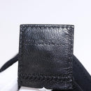 FENDI Mamma Baguette GM Shoulder Bag Cotton jersey Black Silver Auth 187560-12