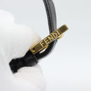 FENDI Mamma Baguette Shoulder Bag Suede Black Gold Auth 187561SAM-17