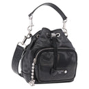 LOUIS VUITTON Noe Cargo Shoulder Bag Leather Black M13985 LV Auth 187562SAV-1