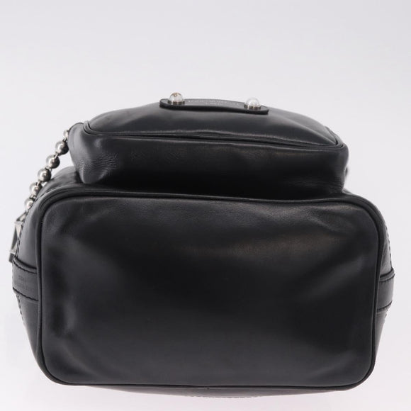 LOUIS VUITTON Noe Cargo Shoulder Bag Leather Black M13985 LV Auth 187562SAV