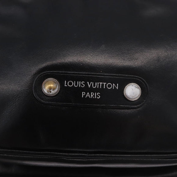 LOUIS VUITTON Noe Cargo Shoulder Bag Leather Black M13985 LV Auth 187562SAV