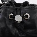 LOUIS VUITTON Noe Cargo Shoulder Bag Leather Black M13985 LV Auth 187562SAV-19