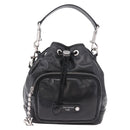 LOUIS VUITTON Noe Cargo Shoulder Bag Leather Black M13985 LV Auth 187562SAV-2