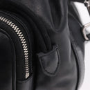 LOUIS VUITTON Noe Cargo Shoulder Bag Leather Black M13985 LV Auth 187562SAV-20