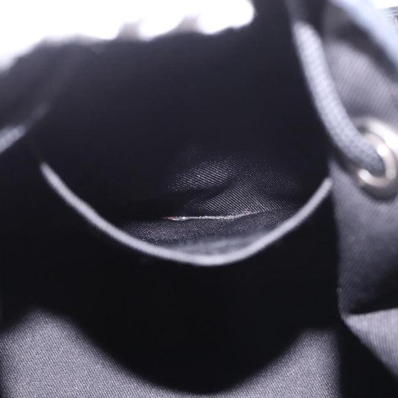 LOUIS VUITTON Noe Cargo Shoulder Bag Leather Black M13985 LV Auth 187562SAV
