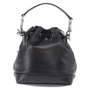 LOUIS VUITTON Noe Cargo Shoulder Bag Leather Black M13985 LV Auth 187562SAV-3