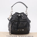 LOUIS VUITTON Noe Cargo Shoulder Bag Leather Black M13985 LV Auth 187562SAV-31