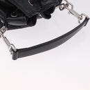 LOUIS VUITTON Noe Cargo Shoulder Bag Leather Black M13985 LV Auth 187562SAV-8