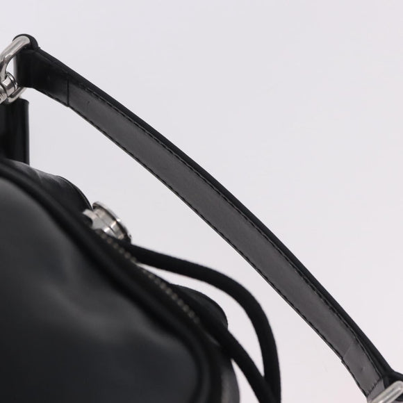LOUIS VUITTON Noe Cargo Shoulder Bag Leather Black M13985 LV Auth 187562SAV
