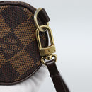 LOUIS VUITTON Damier Ebene Papillon Pouch LV Auth 187564-9