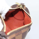 LOUIS VUITTON Damier Ebene Papillon Pouch LV Auth 187564-18