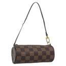 LOUIS VUITTON Damier Ebene Papillon Pouch LV Auth 187564-1