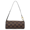 LOUIS VUITTON Damier Ebene Papillon Pouch LV Auth 187564-13